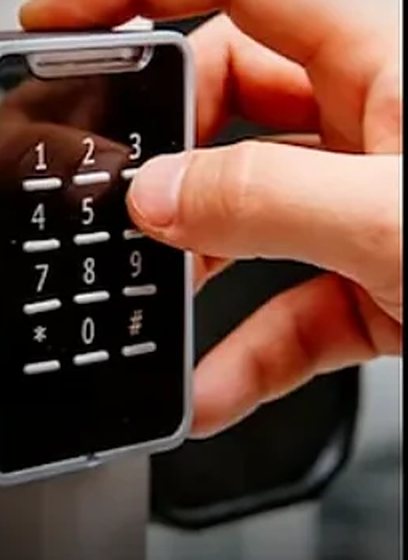 Teclado de alarme eletrônico